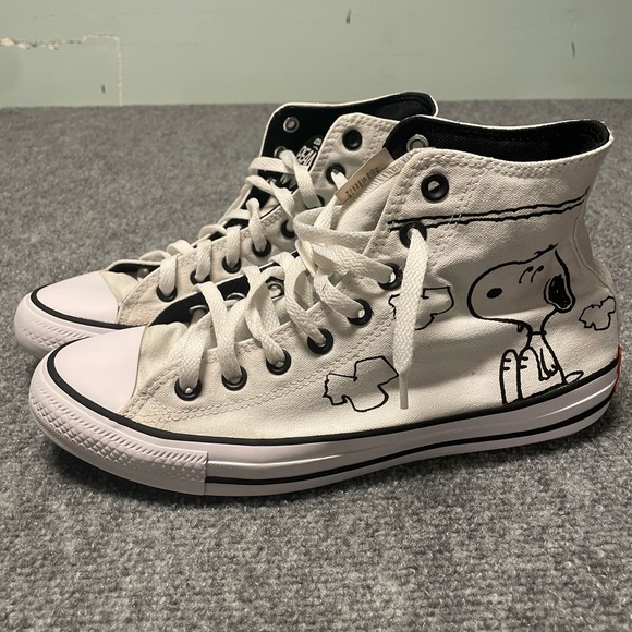 Converse Peanuts Black and White Sneakers - Picture 10 of 12